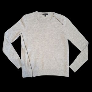 J. Crew 100% Wool Grey Sweater Womens Medium